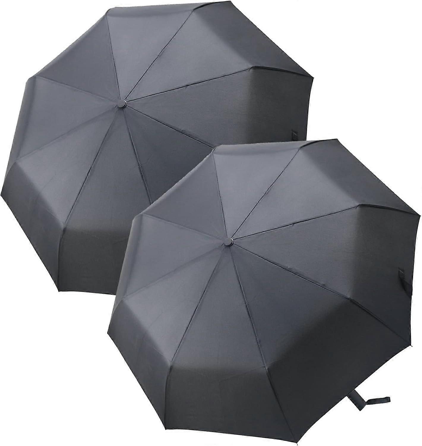 Travel Essentials Compact Small Umbrella Windproof Automatic. Mini. Collapsible.