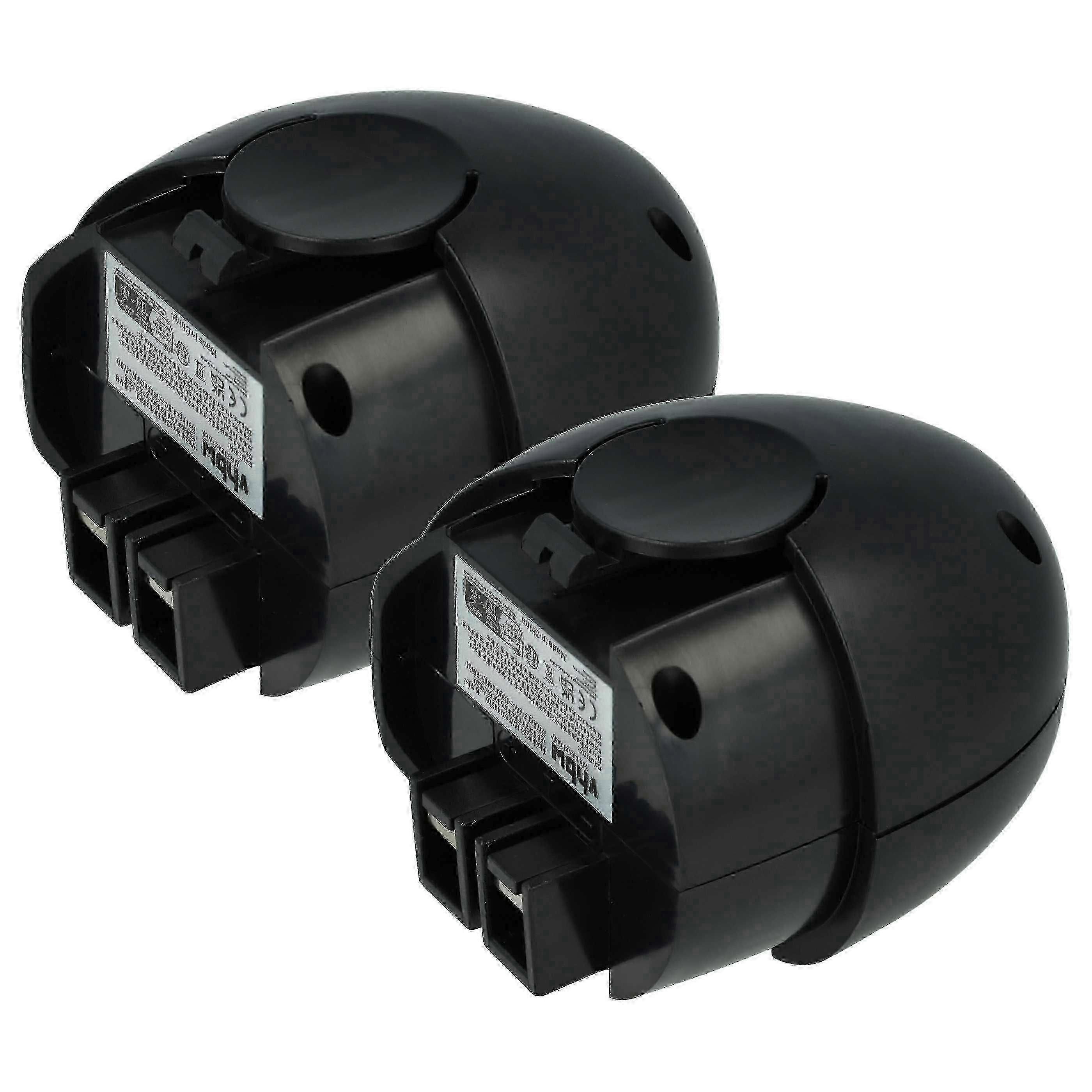 2x Metabo Powermaxx Basic Compatible Battery 1500mAh NiMH 4.8V for Power Tools