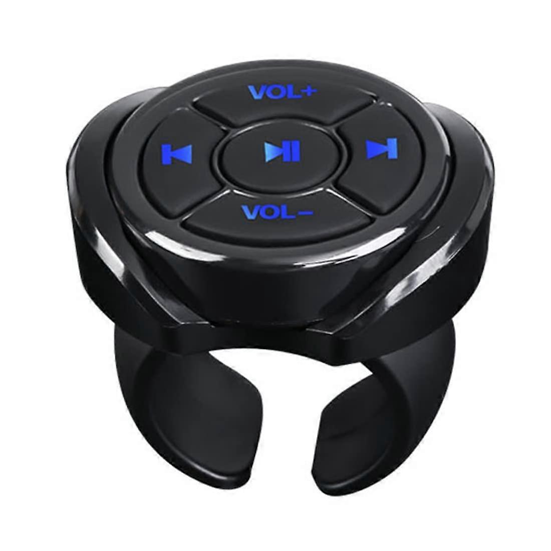 Bluetooth Media Button Hands Music Control for Car Steering Wheel or Motorcycle Handlebar