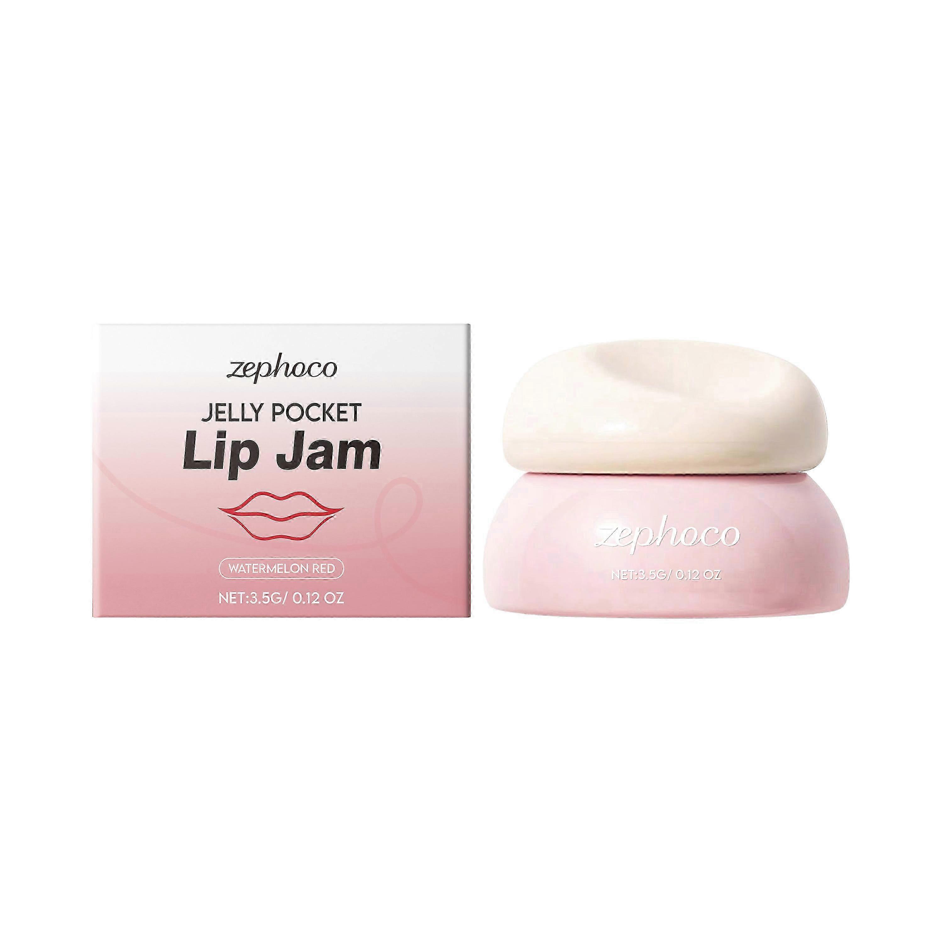 Rouge à lèvres gelée rouge pastèque hydratant, éclaircissant, application facile, 3,5g