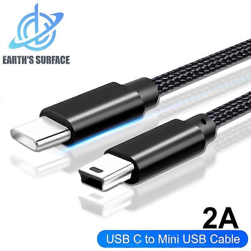 USB Type C to Mini USB Cable Adapter for MP3 MacBook Pro Camera HDD Charging Cable Data Transfer Connector Type c Mini USB Cable
