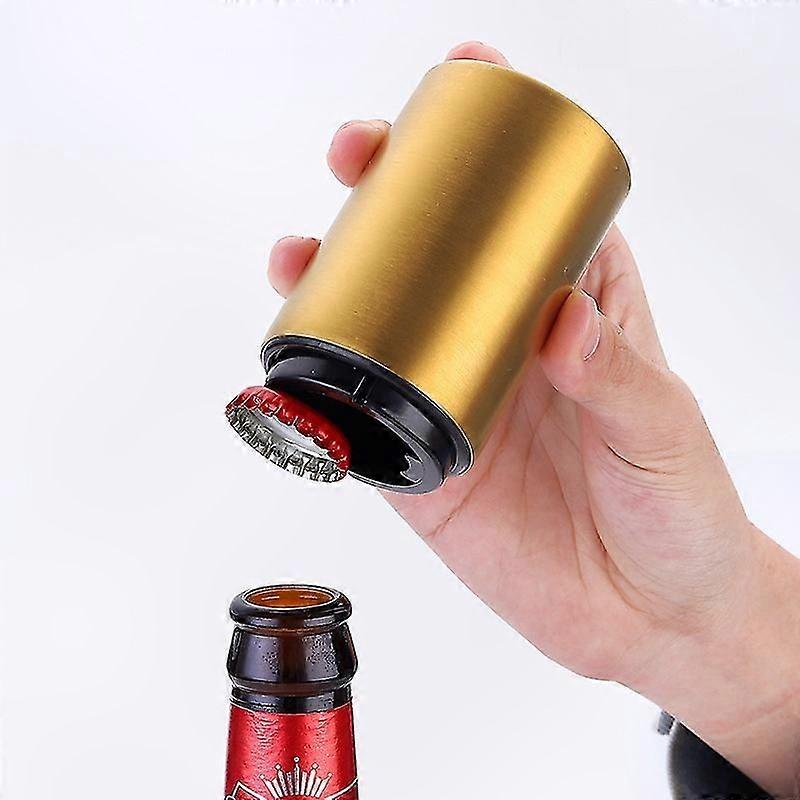 Automatic Magnetic Bottle Opener Tool for Beer and Kitchen Use
