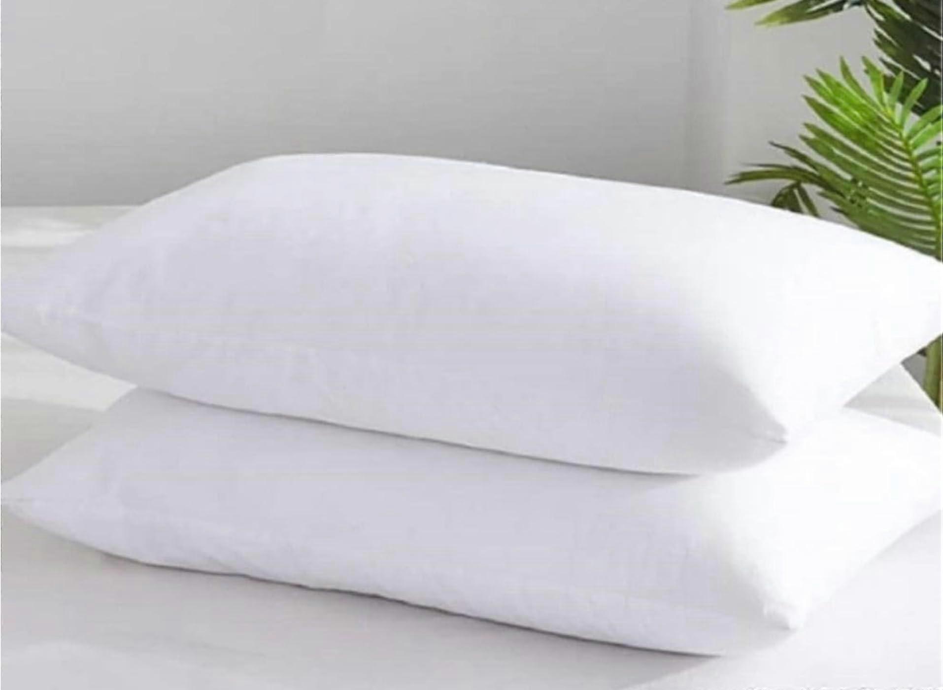 Queen Size Down Alternative Bed Pillows 2 Pack, Hypoallergenic Comfort and Ergonomic Support