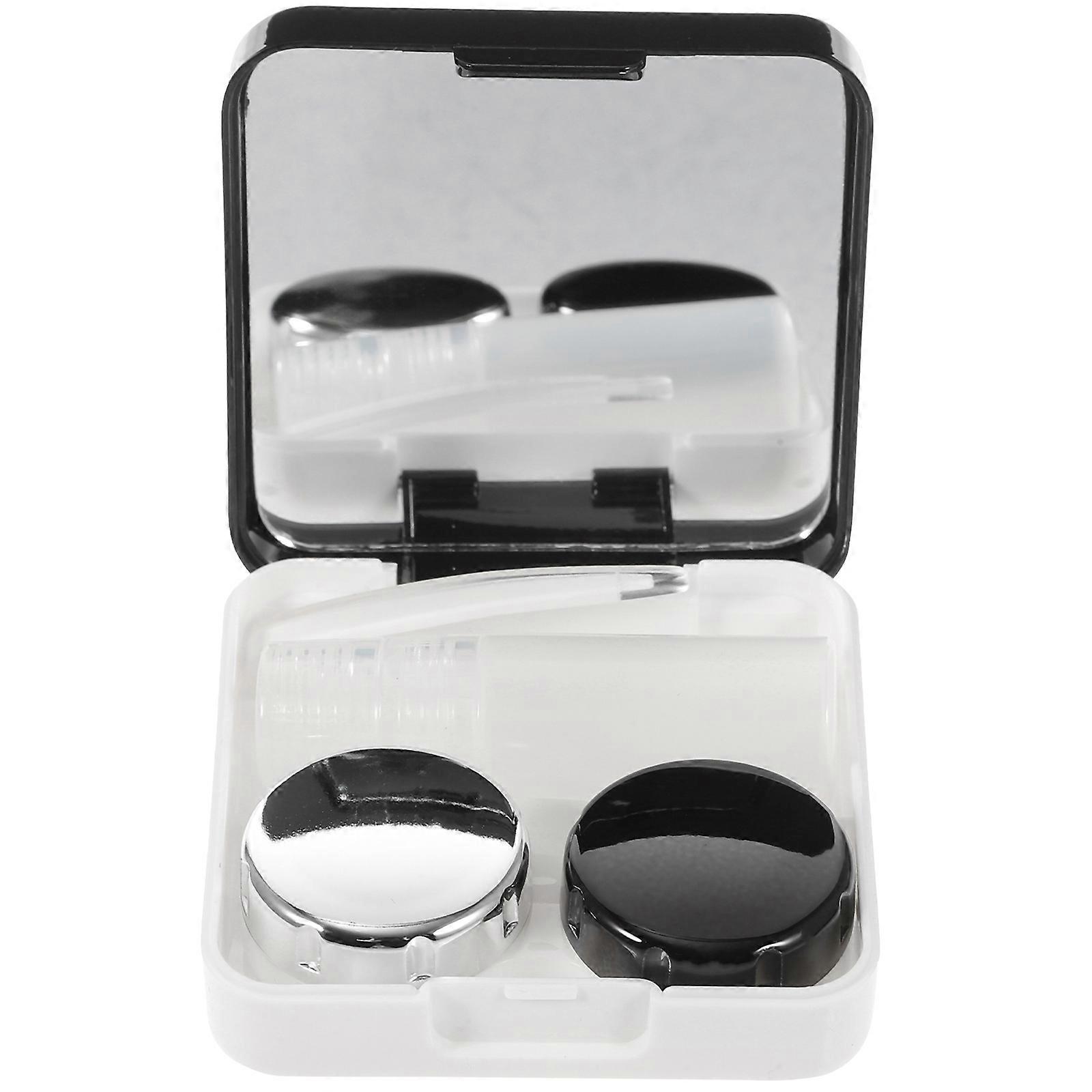 Mini Lens Container Holder for Storage Use 3Pcs Travel Lens Case Box