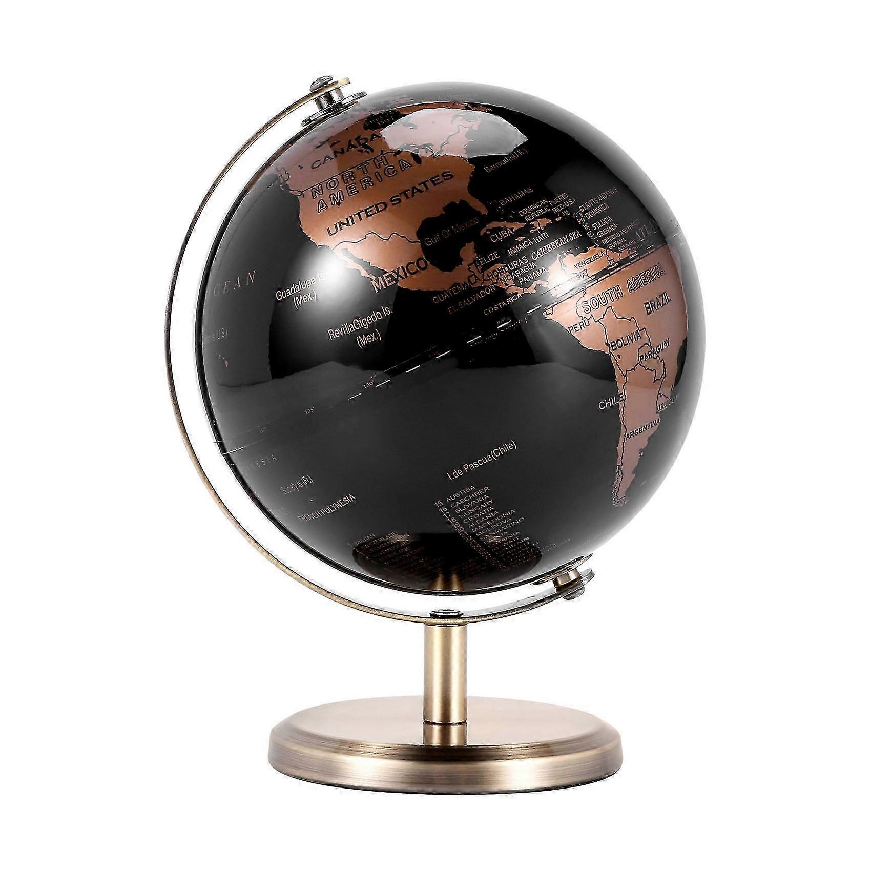 World Globe Constellation Map Globe Table Desk Ornaments Gift Office Accessories(Gold)