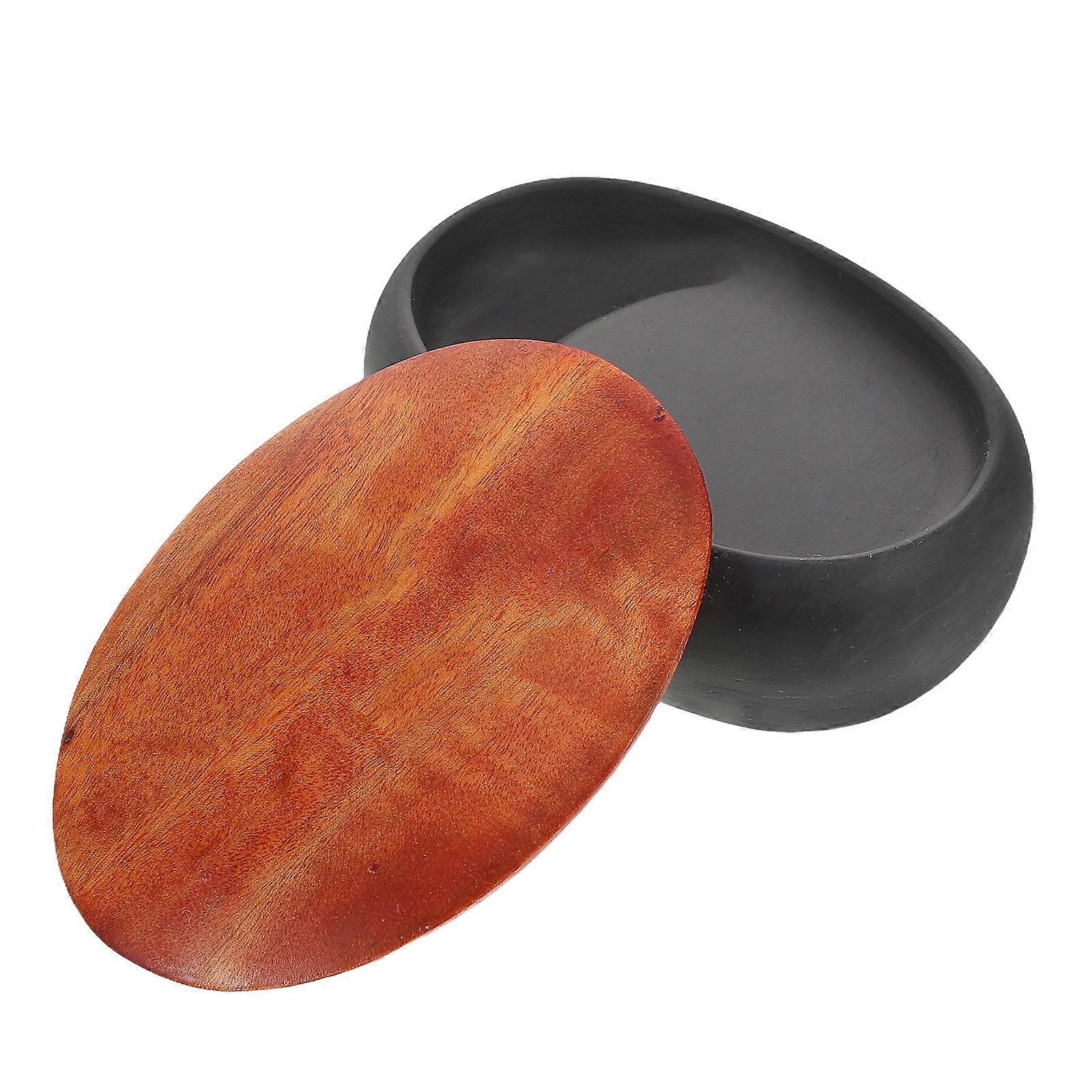 Mini Ink Stone Calligraphy Ink Stone for Drawing Black Durable Material