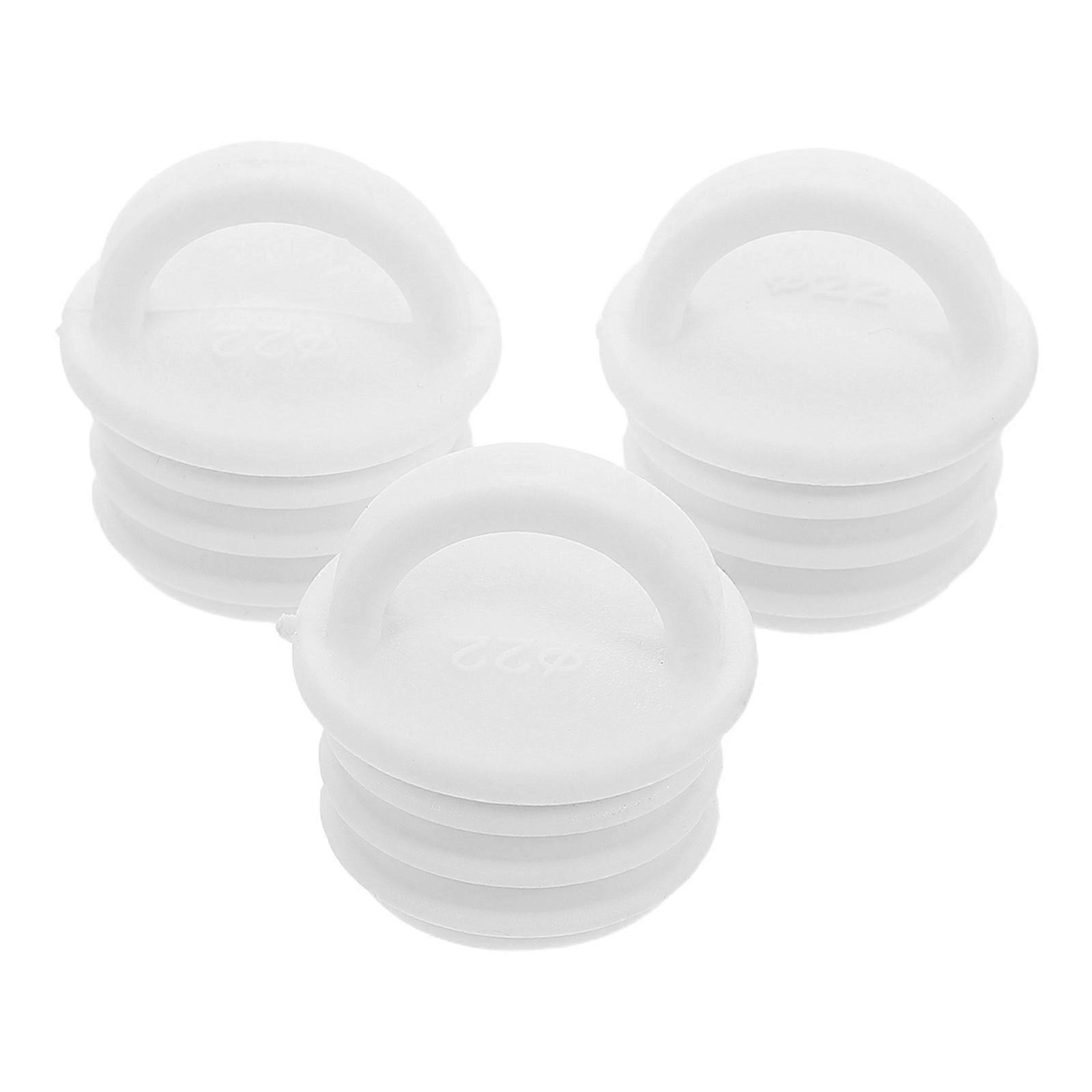 Rubber Mop Bucket Drain Stopper Replacement Plug 3Pcs for Various Mop Bucket Models