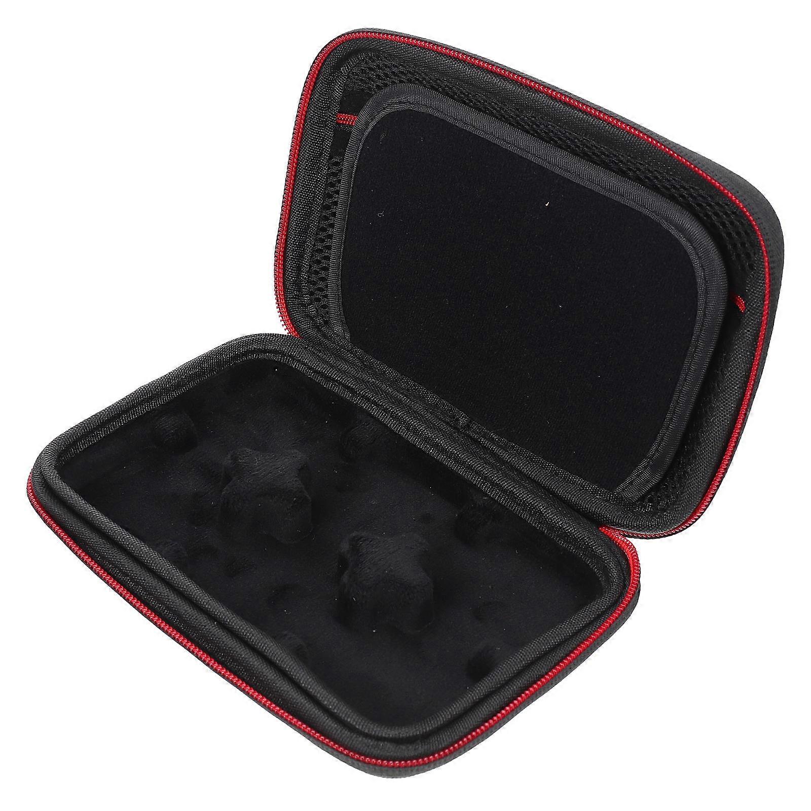 Wireless Mic Carrying Case for Storage Use with Black Canvas Material