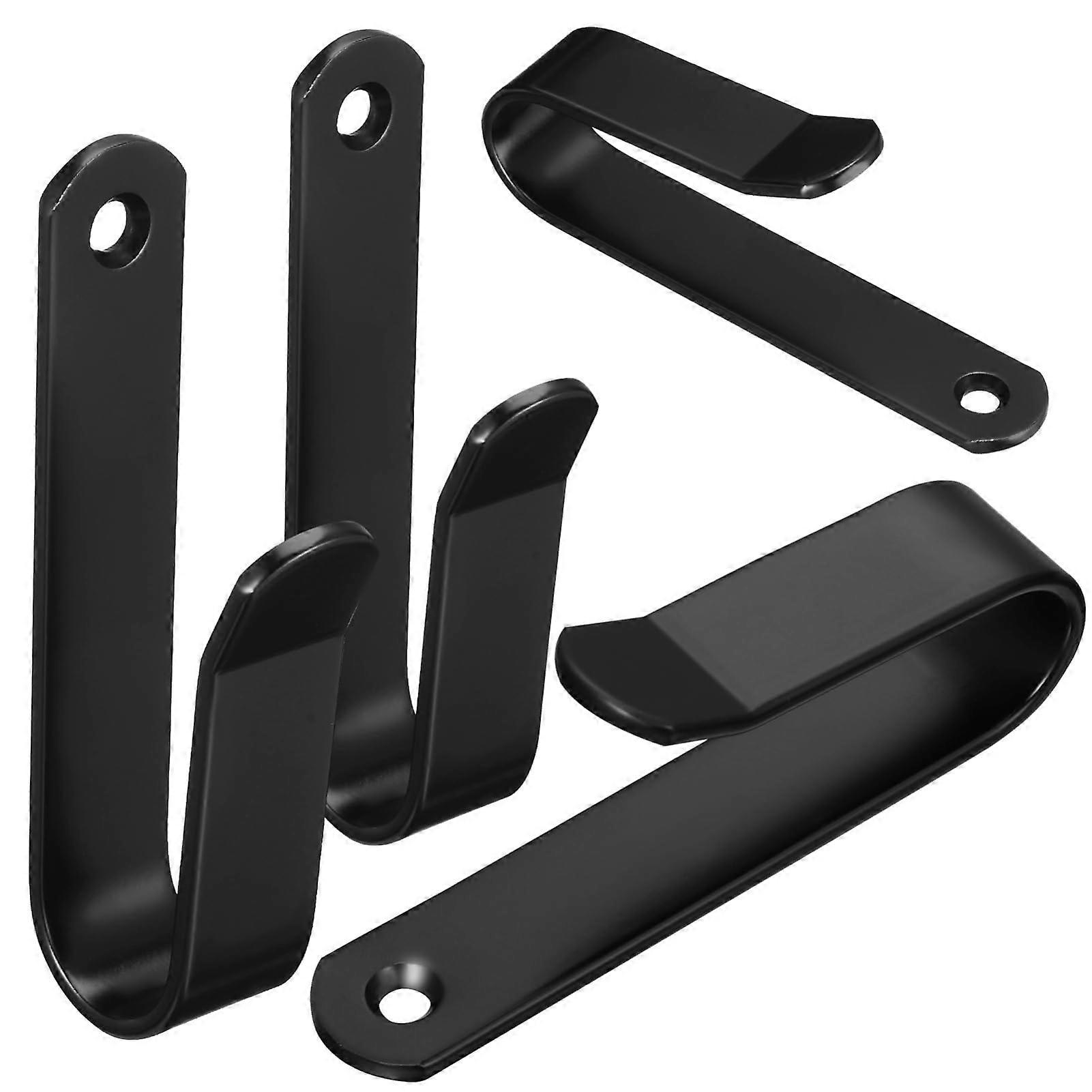 4pcs Heavy Duty Wall Mount Hooks for Snowboards Coats Tools SpaceSaving Garage Organizer