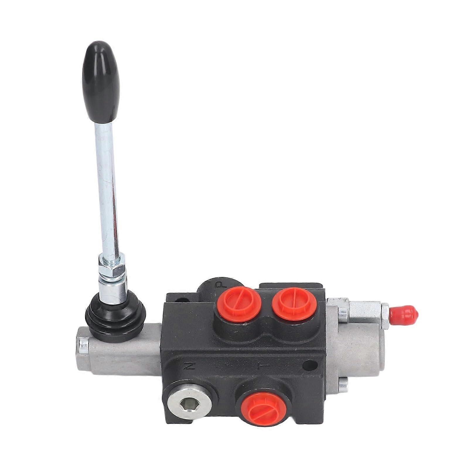 Hydraulic Flow Control Valve Kit 1 Spool Double Acting with Adjustable Relief for Tractor