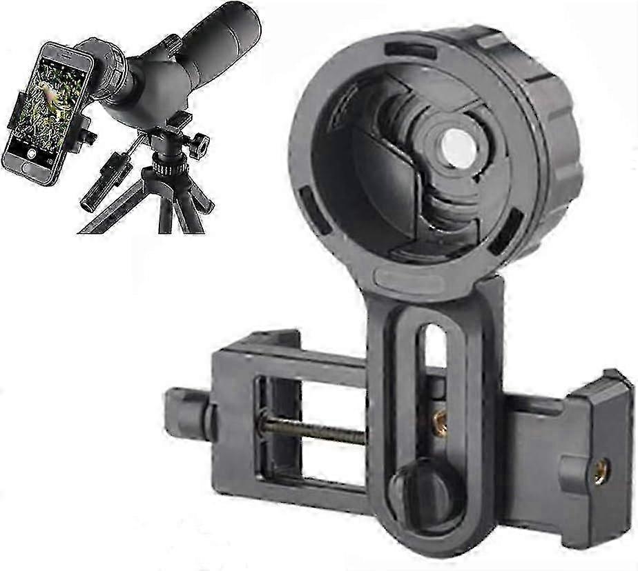 Professional Image Capture Adapter, Universal Cell Phone Adapter for Spotting Scope, Telescope, Binocular, Monocular, Quick Alignment & Automatic 25-2