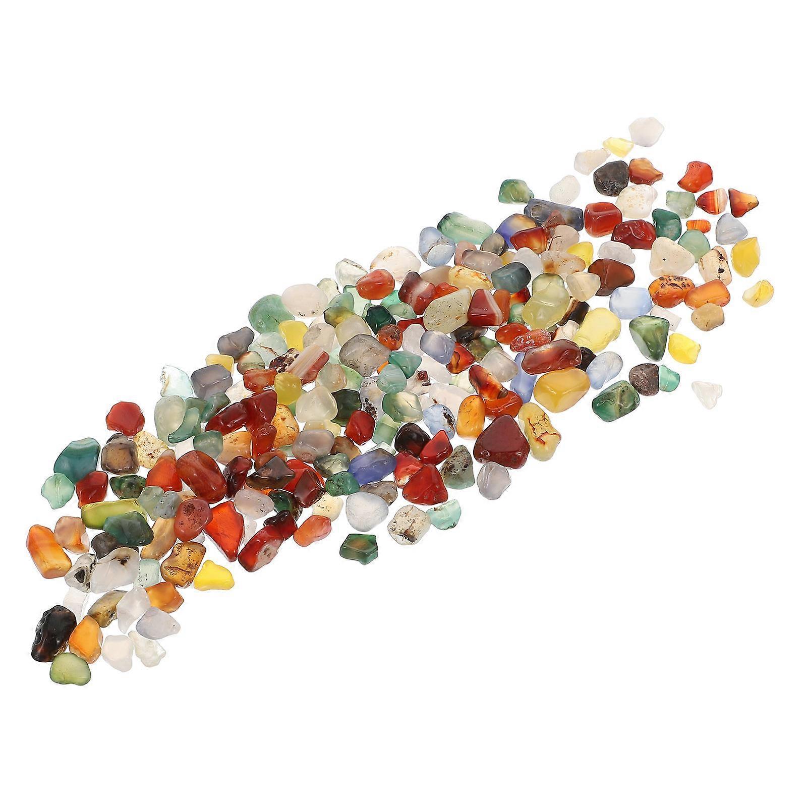 Multi-Purpose Seven Color Stone Colored Stone for Buddhist Decor 1 Bag