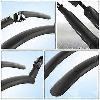 Mountain Bike Mud Guards Plastic Mudguard for Bike 1Pair Black
