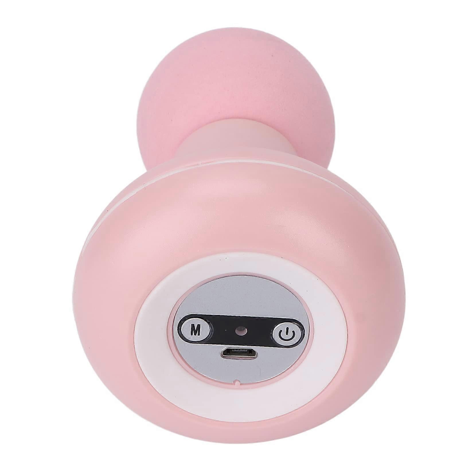 Mini Massage Gun with SixSpeed Vibration, USB Rechargeable Handheld Deep Tissue Massager Pink