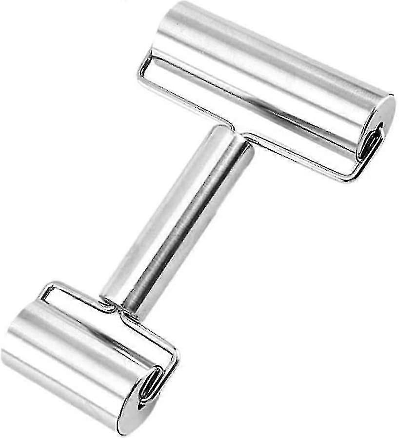 Rust Proof Rolling Pin The Dough Roller Tool Double Rolling Pin Nonstick Rolling1pcs-silver
