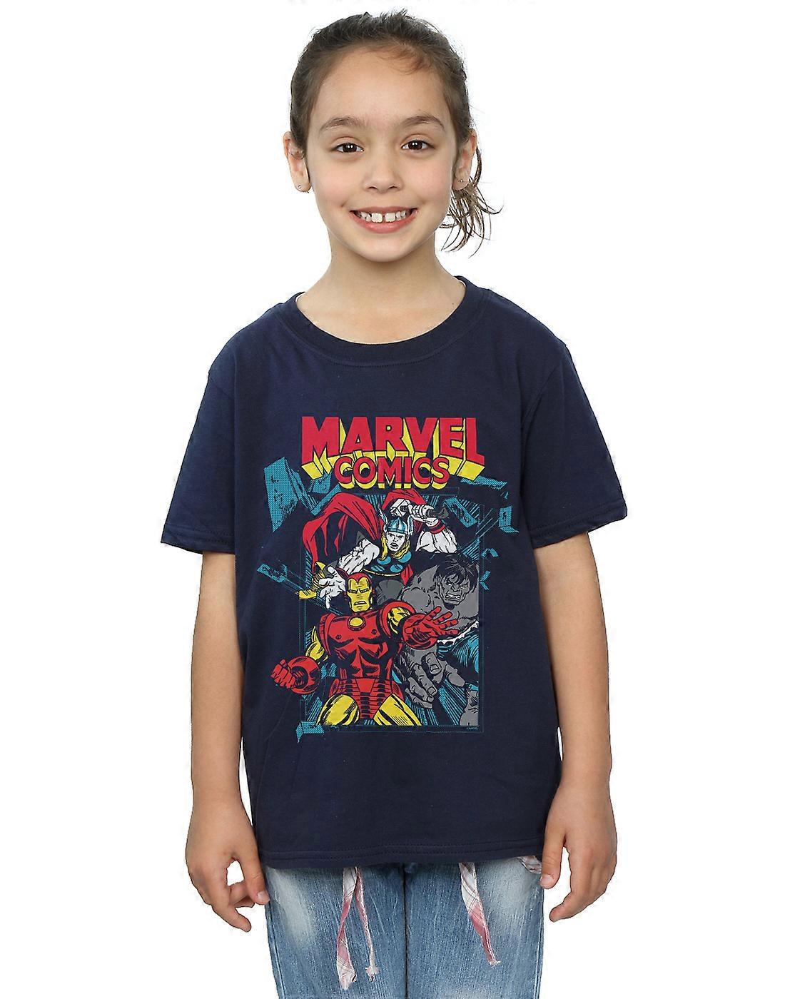 Marvel Comics Girls Trio Pose T-Shirt