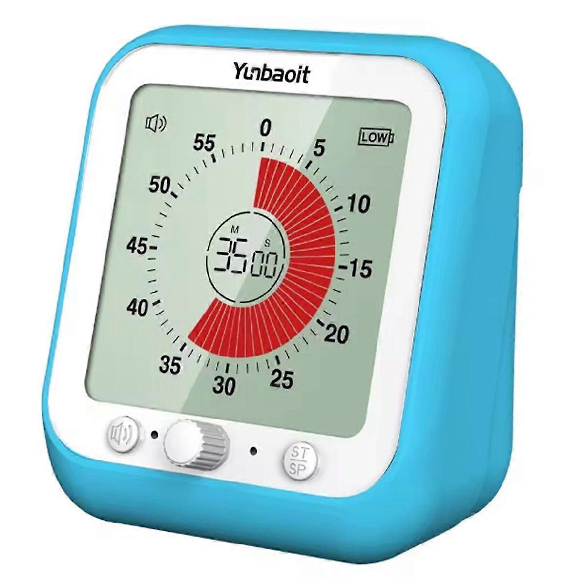VT09 Digital 60-Minute Visual Timer with 3.5-Inch Colored Screen Countdown Timer for Kids or Adults