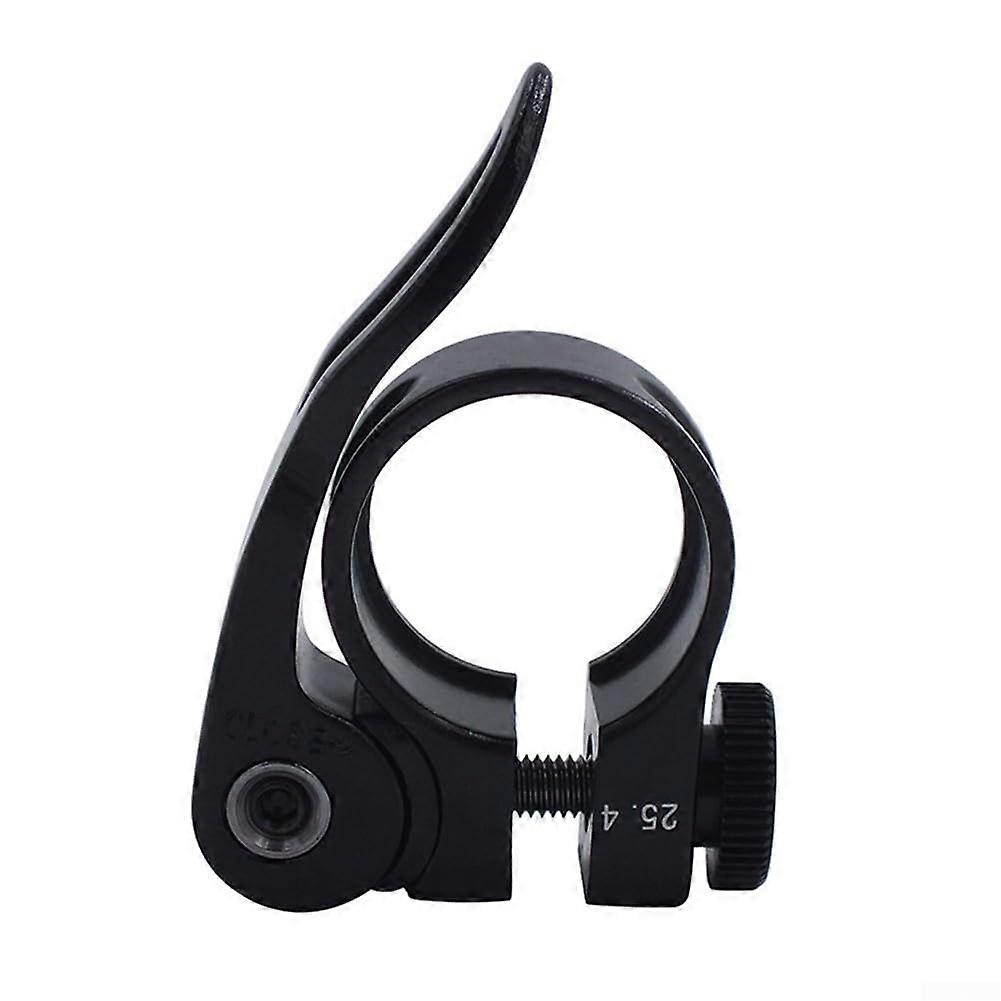 Aluminum Alloy Quick Release Bicycle Seatpost Clamp 25.4mm Lightweight Secure Lock