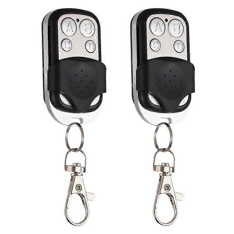 433MHz Universal Remote Control with 4 Buttons for Garage Door, Gate, and Rolling Door