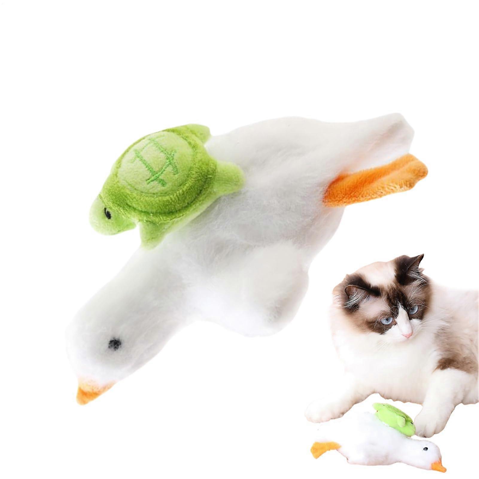 Interactive Cat Toy Electric TouchActivated Plush with Bird Chirping USB Rechargeable for Indoor Play