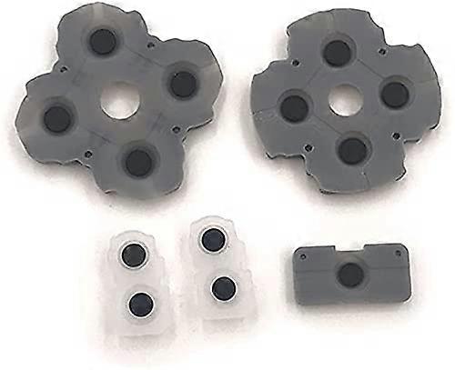 Rubber Pad Replacement Kit for PS5 Controller with Durable Silicone Pads for Quick