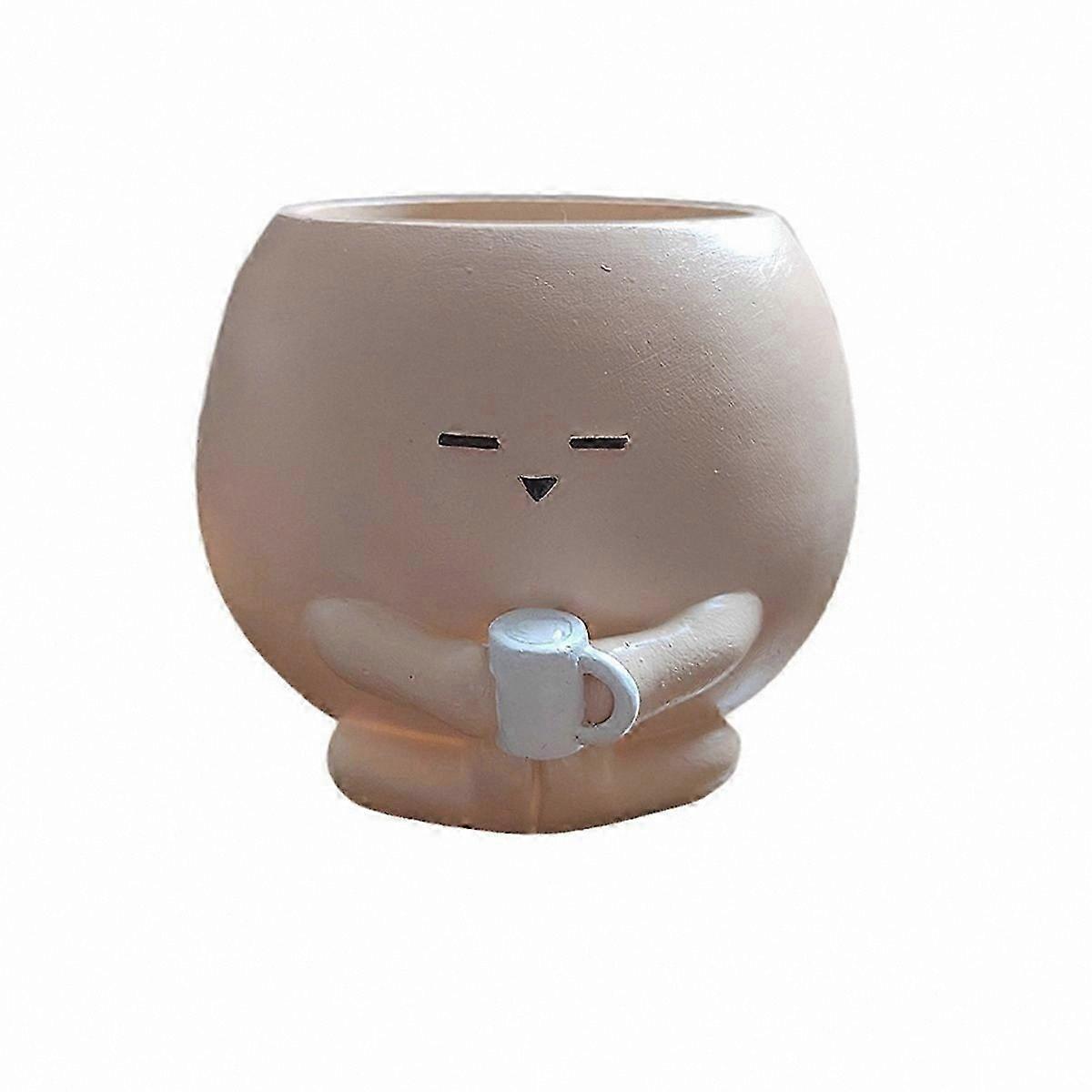 Flowerpot for Plants, Herbs, Cactus - Decorative Planter Pot