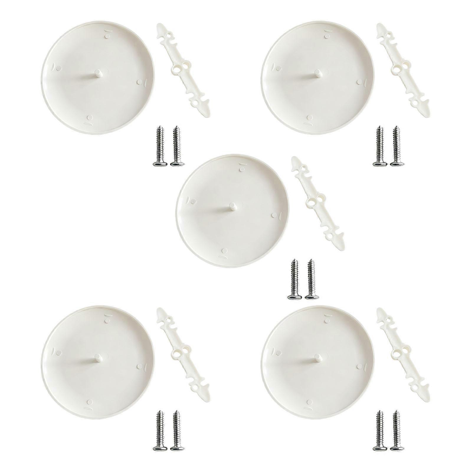 Plastic Wall Plate for Electrical Boxes 3.5 to 5 Inch Quick Install Concealed Design Durability Materials Multicolor