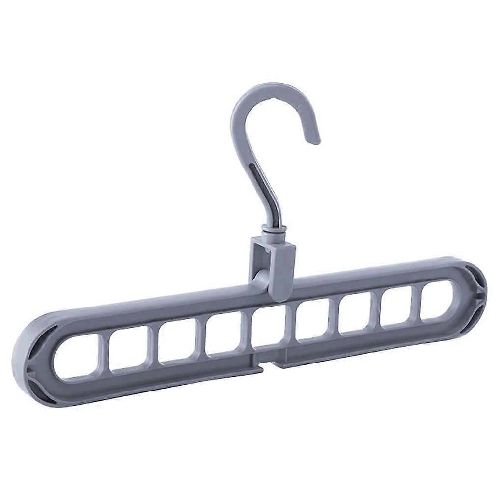 Rotatable Clothes Drying Rack with MultiPort Organizer, SpaceSaving Foldable Design Gray