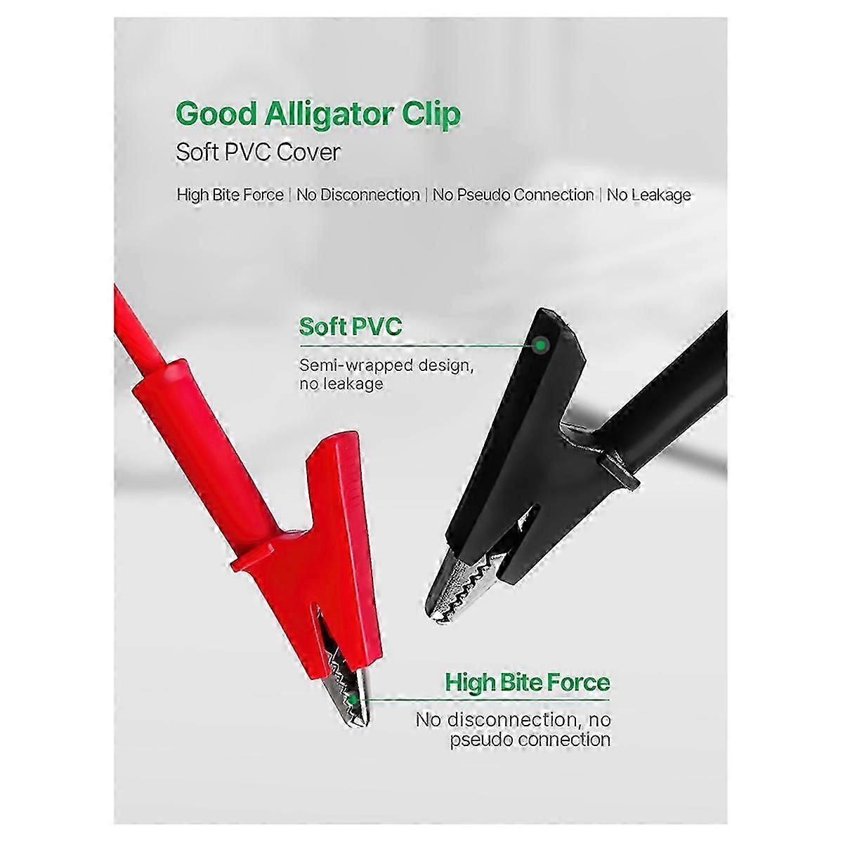 X15A Plug to Alligator Clip Test Cable and Communication Cable