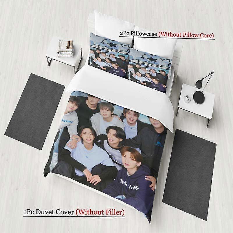 ATEEZ Starry Sky Youthful Energy Pattern Set Soft and Comfortable Bedding Set