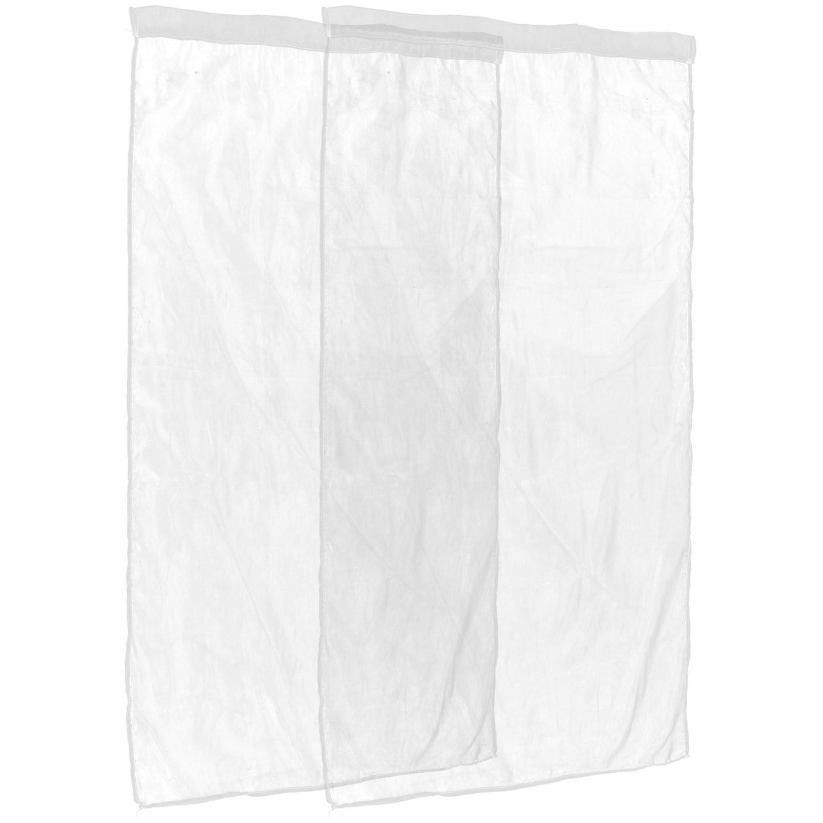 Window Sheer Elegant Design Polyester Curtains Living Room Privacy Maintenance 2Pcs