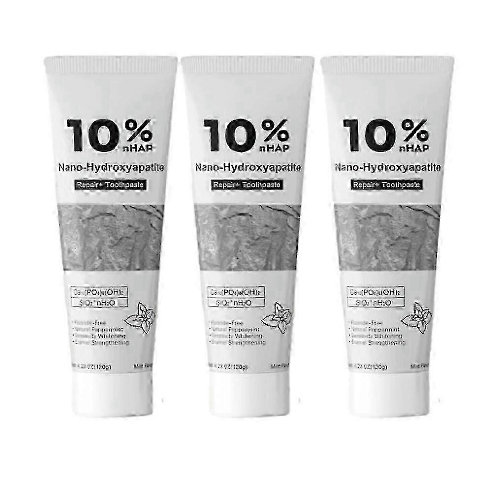 1-3X 10% nHAP Nano-Hydroxyapatite Repair Toothpaste