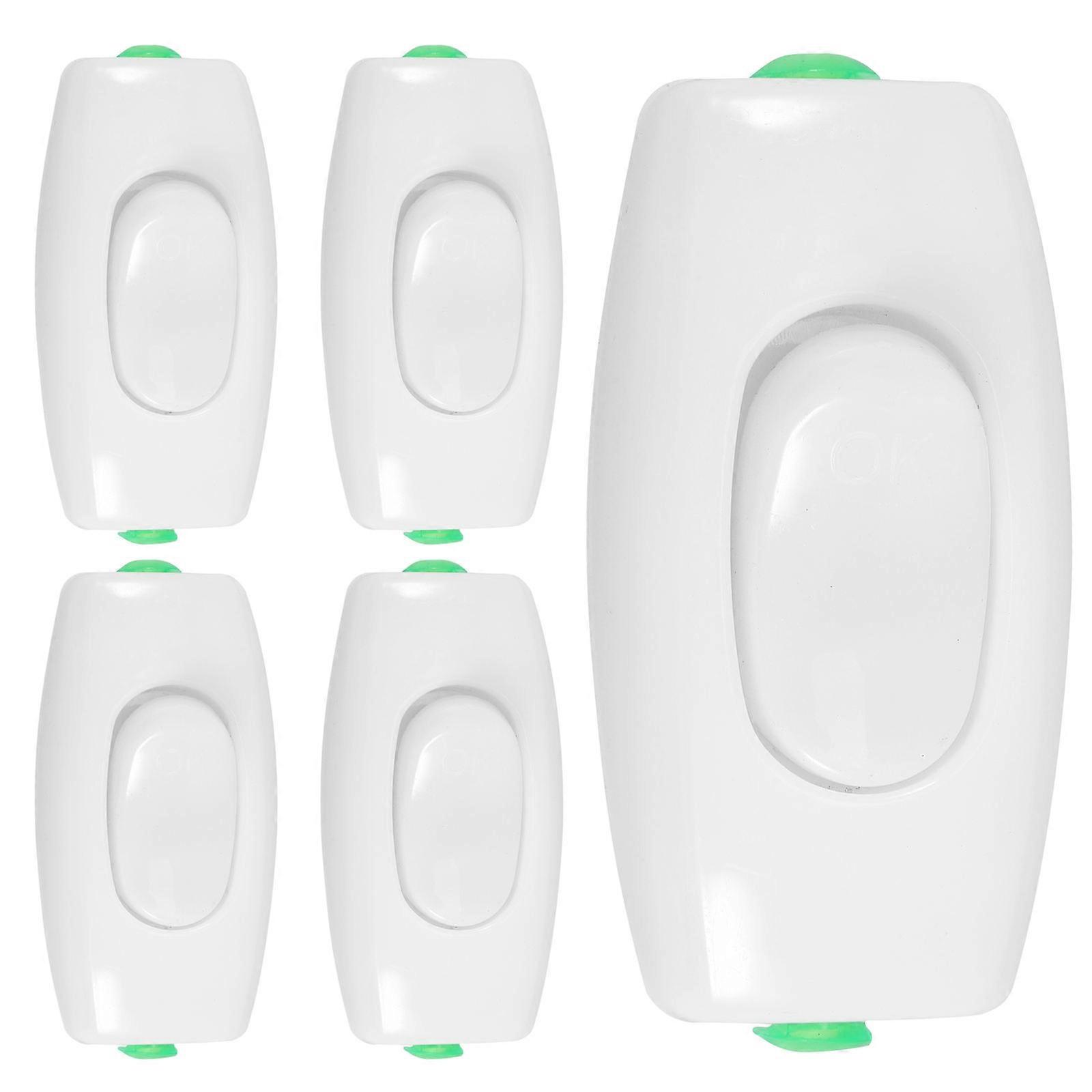 Convenient Switch for Lamp Small Inline Electrical Light Switch 5Pcs Pack