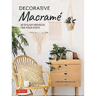 Dekorative Macrame: 20 stilige prosjekter for ditt hjem