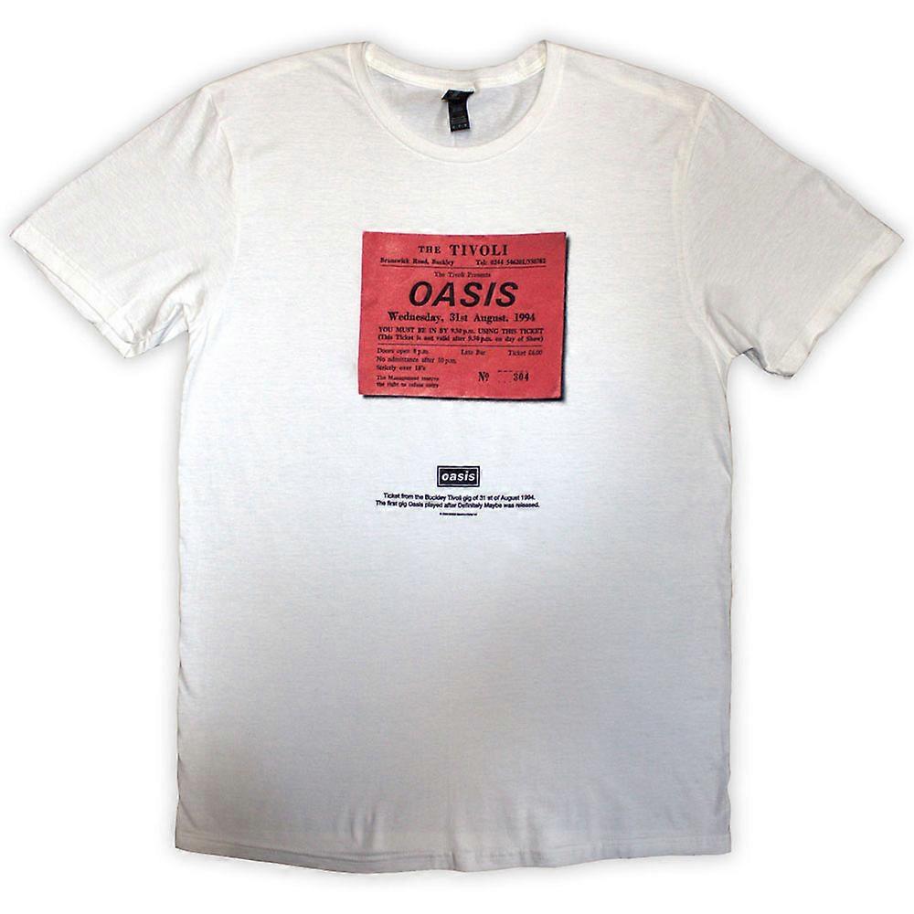 Oasis Definitely Maybe Ticket Stub T Shirt