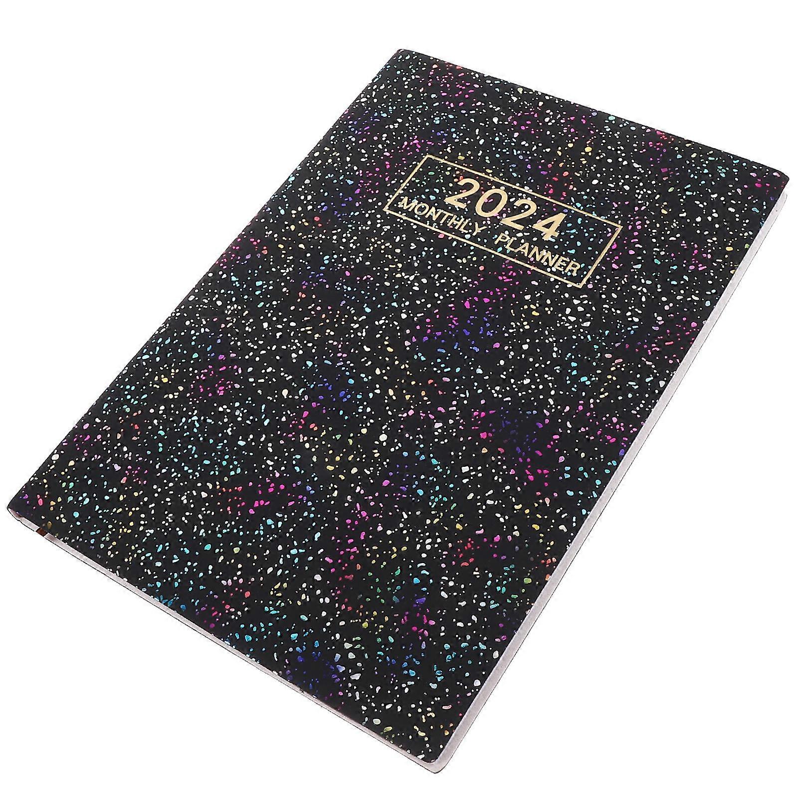 Household Planner Book for Writing 5Pcs Black Multi-Function Organizer
