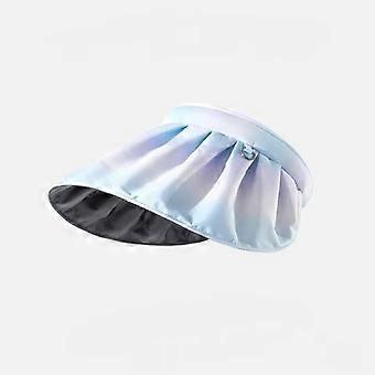 Summer Sun Hat, Rainbow Gradient, UV Protection, For Women