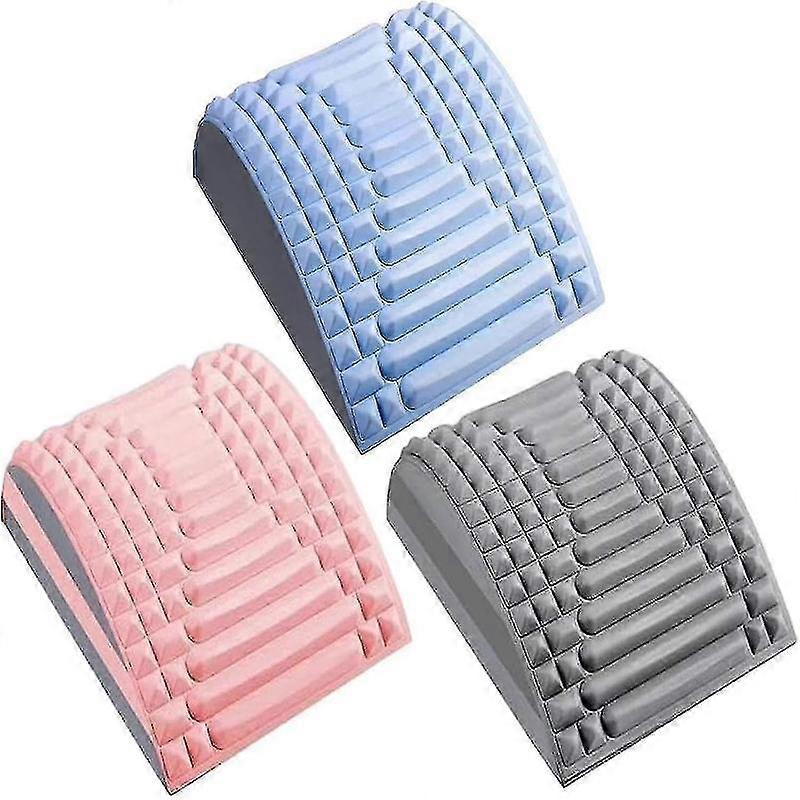 Back stretcher cushion for neck and back pain relief