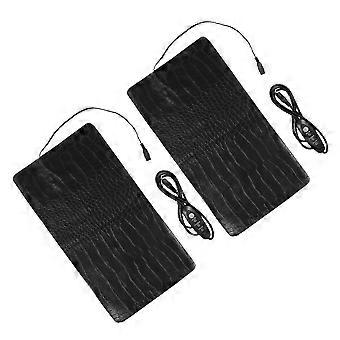 USB Heating Pad Portable Adjustable Temperature Heating Mat 8Pcs
