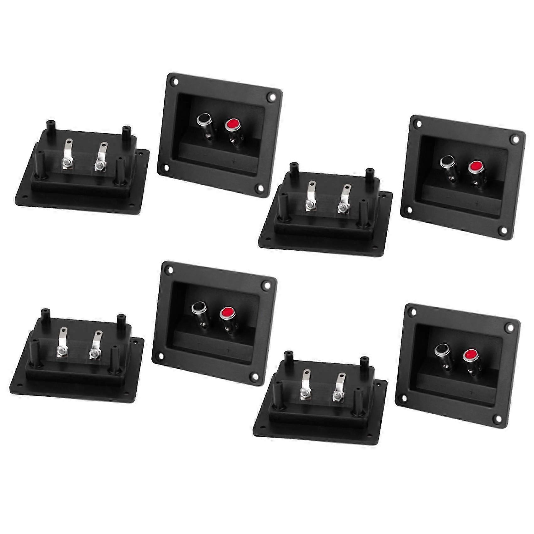 8Pcs Speaker Box Push Spring Type Binding Post Terminal Connector