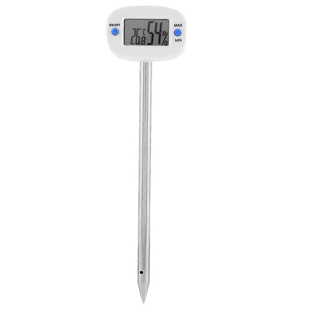 Soil Tester Needle Type Mini Thermometer Moisture Tester for Measuring Use