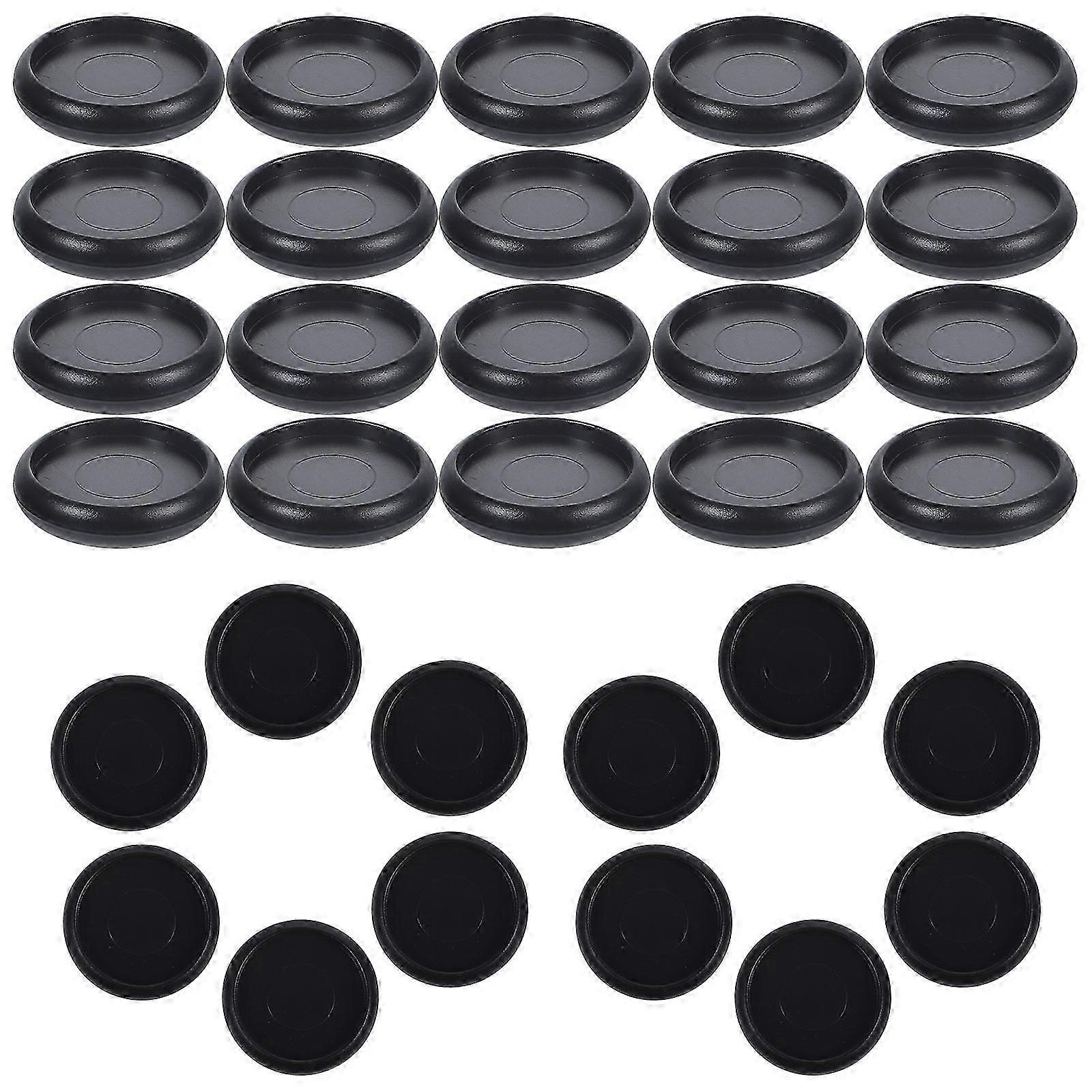 Plastic Binding Discs for Loose Leaf Binding Function with 44Pcs Black Set