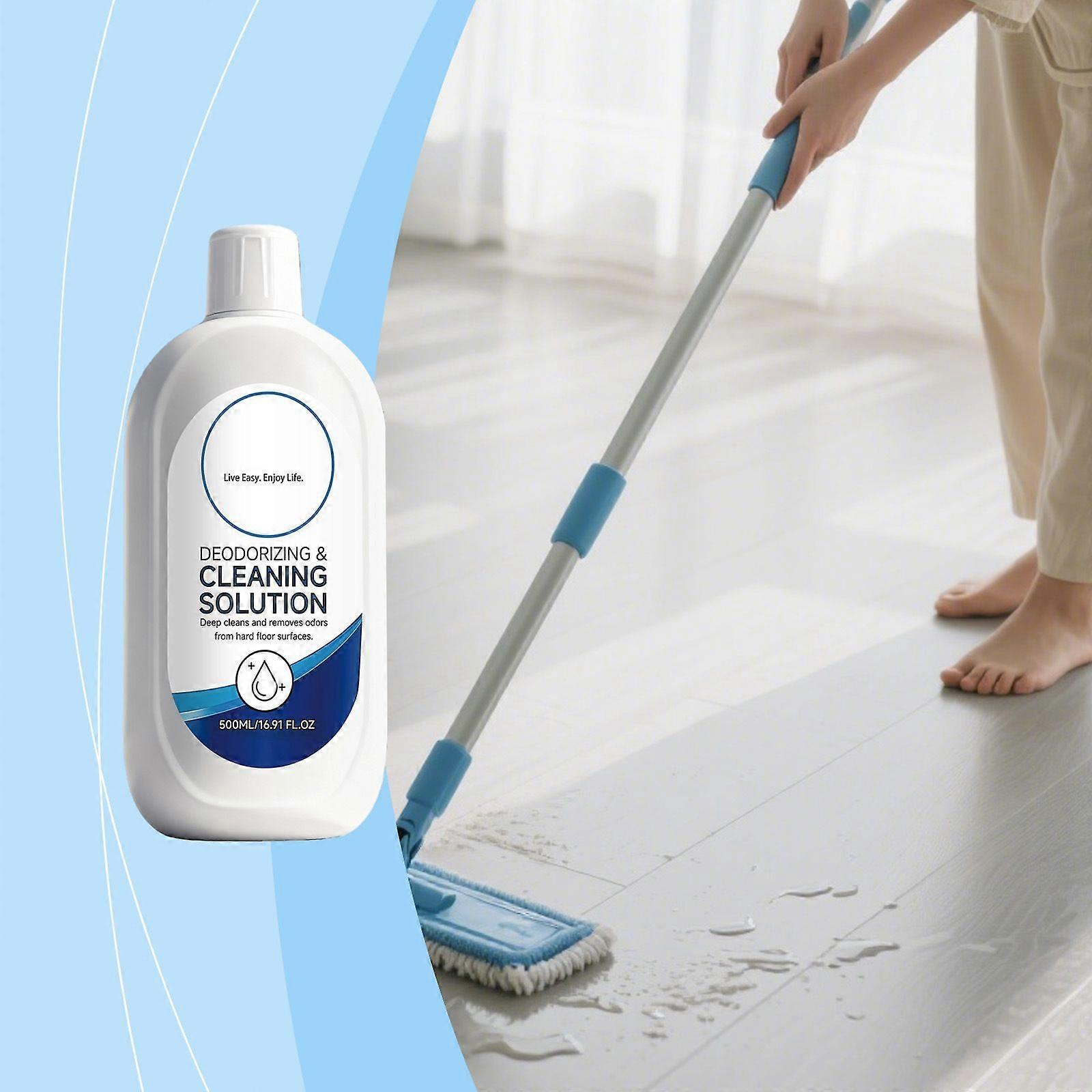 500ml Deodorizing Floor Cleaning Solution, Multi-Surface Deep Cleaner for Hard Floors
