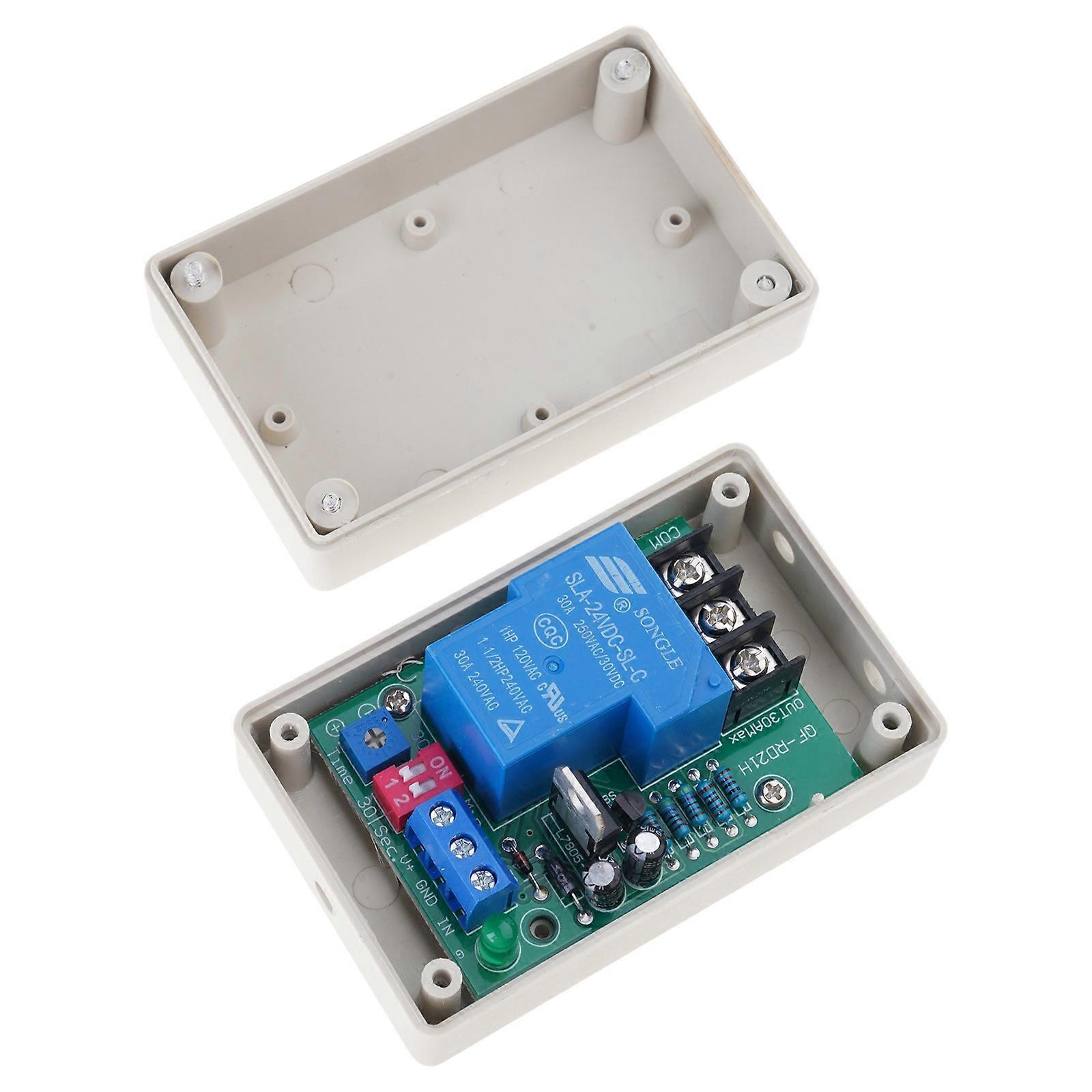 12V/24V 30A Delay Timer Module Optocouple Module 30A Switching Timer Multifunction Delay Timing Module Multicolor