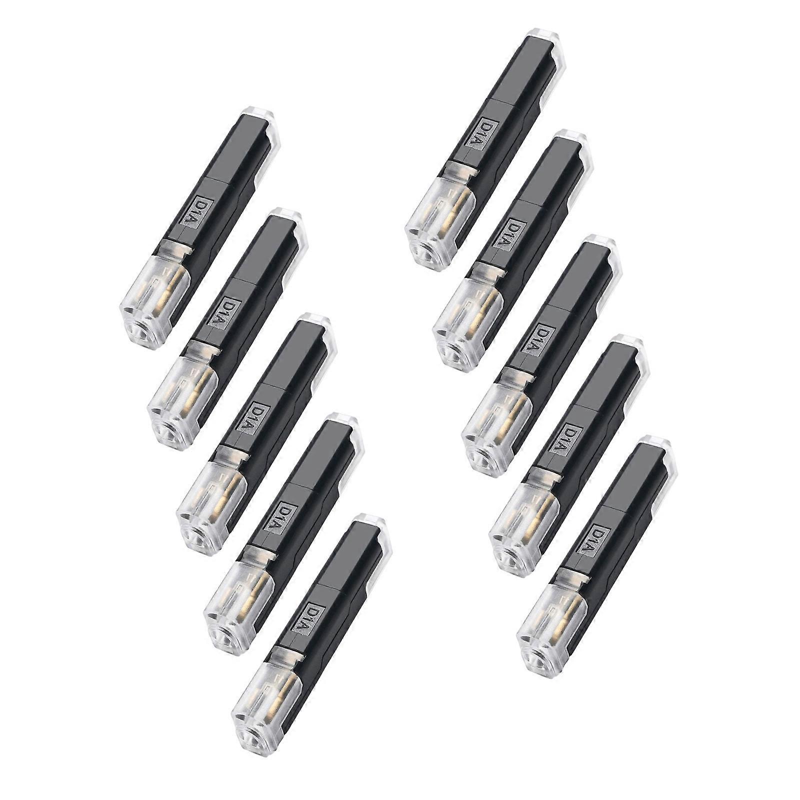 Single Wire Plug in Connector with Locking Buckle Quick Connection Cable Connector Replacement Easy Installation Multicolor