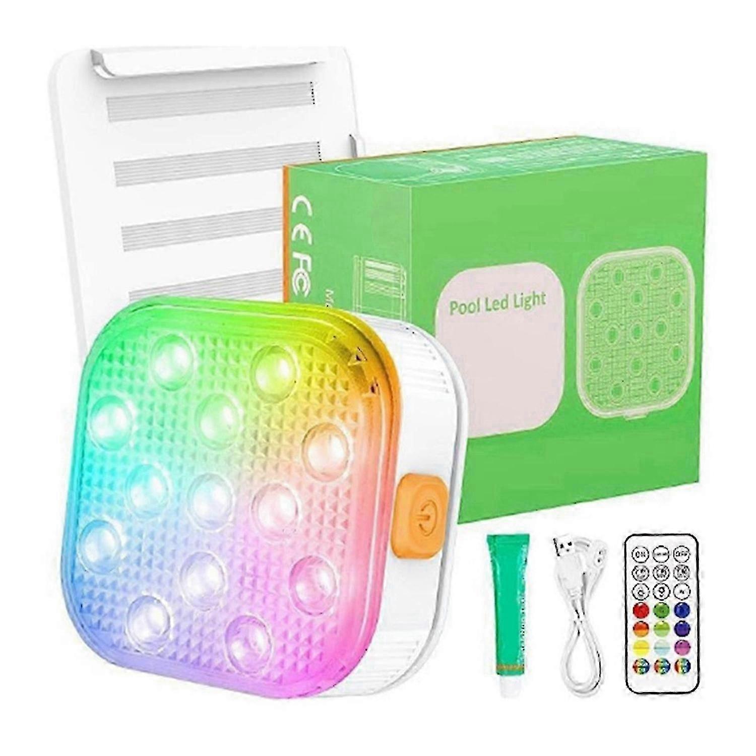 Rechargeable Submersible Pool Lights with Remote