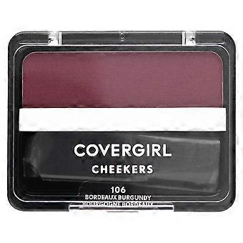 Covergirl, Cheekers Blush, 106 Bordeaux Burgundy, 0.12 oz (3 g), 4-Pack