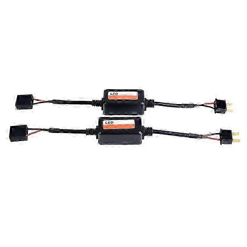 2 Pack H7 Automotive Load Resistor Error Eliminator LED Decoder Canbus Wireless Light Adapter