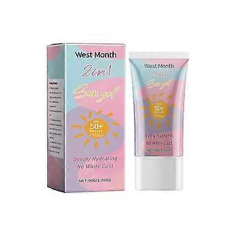 West Month 2-in-1 Schutzlotion – Feuchtigkeitsspendende Schutzlotion für das Gesicht im Sommer und für die tägliche Hautpflege