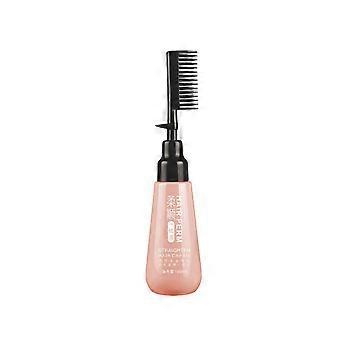 Hair Straightening Cream with Built-In Comb, 180ml No-Iron Keratin Treatment, Silky Smooth Hair Relaxer for All Hair Types